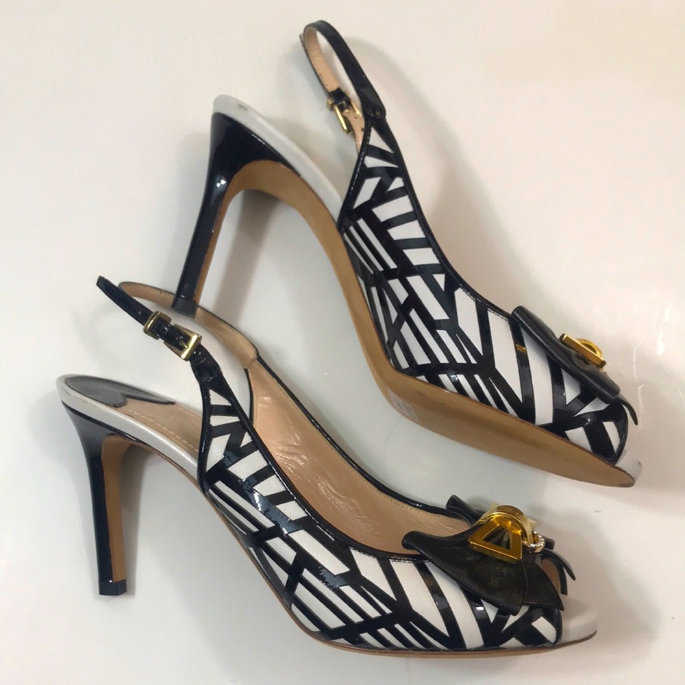 Francois Pinet sling back heels, size 36/5.5-6, made in Italy